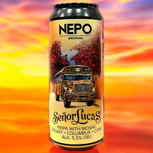 NEPO. SEÑOR LUCAS 2. NEIPA. LATA 500 ML.
