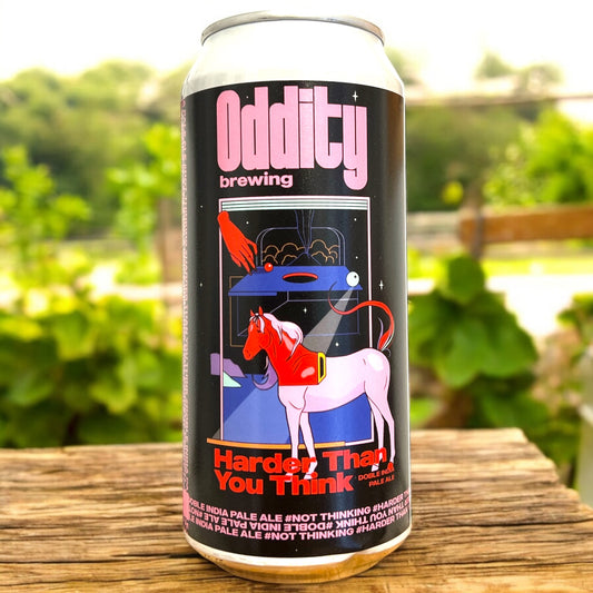 ODDITY HARDER THAN YOU THINK DOBLE IPA LATA 440 ML.