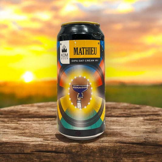 KOM. MATHIEU. DOBLE NEIPA OAT CREAM. LATA 440 ML.