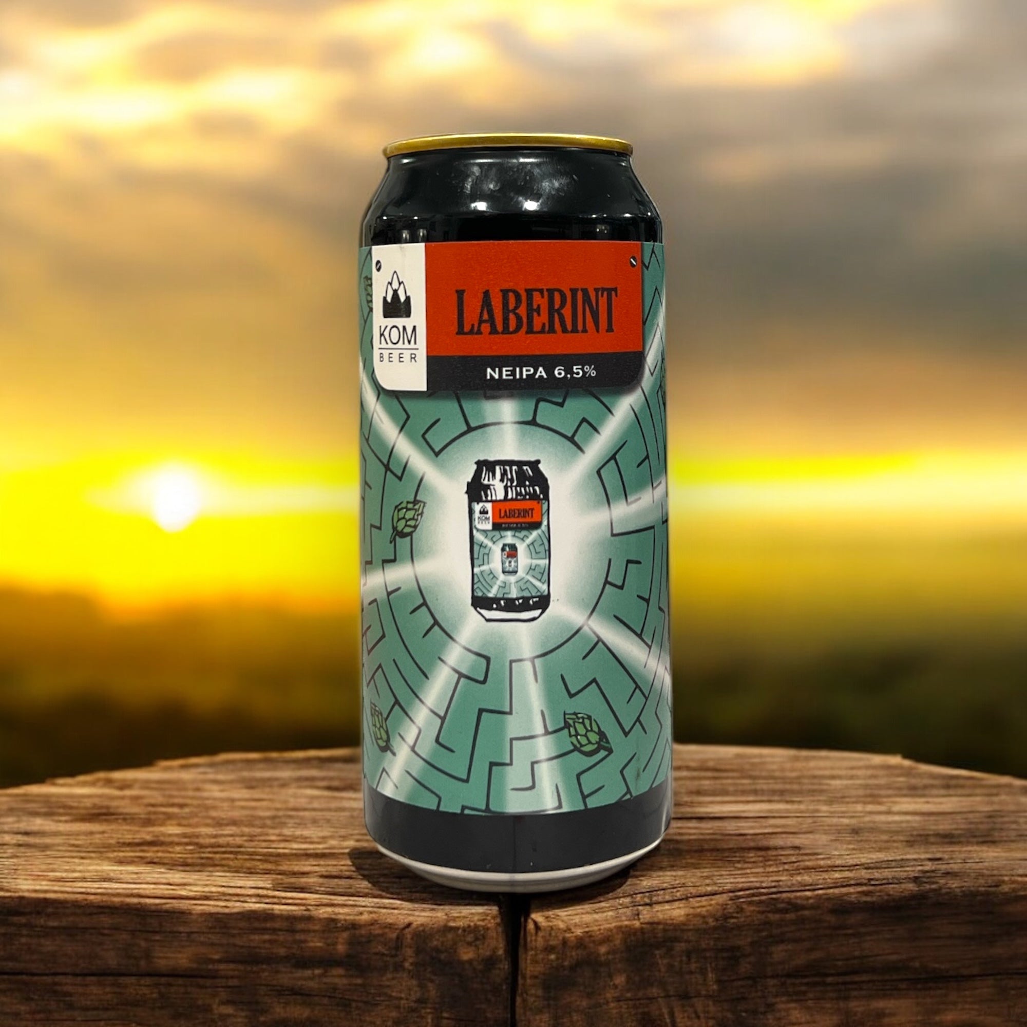 KOM. LABERINT. NEIPA. LATA 440 ML. - Hidden Beers