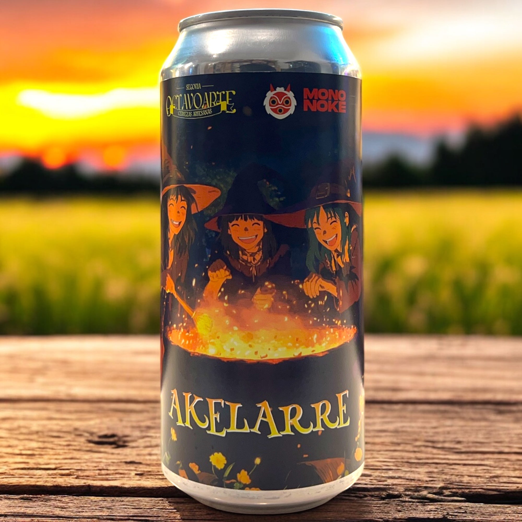 OCTAVO ARTE W MONO NOKE AKELARRE HAZY IPA LATA 44CL. - Hidden Beers