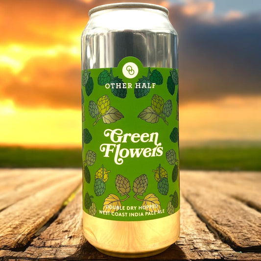 OTHER HALF GREEN FLOWERS WEST COAST IPA DOUBLE DRY HOPPYNG LATA 440 ML.