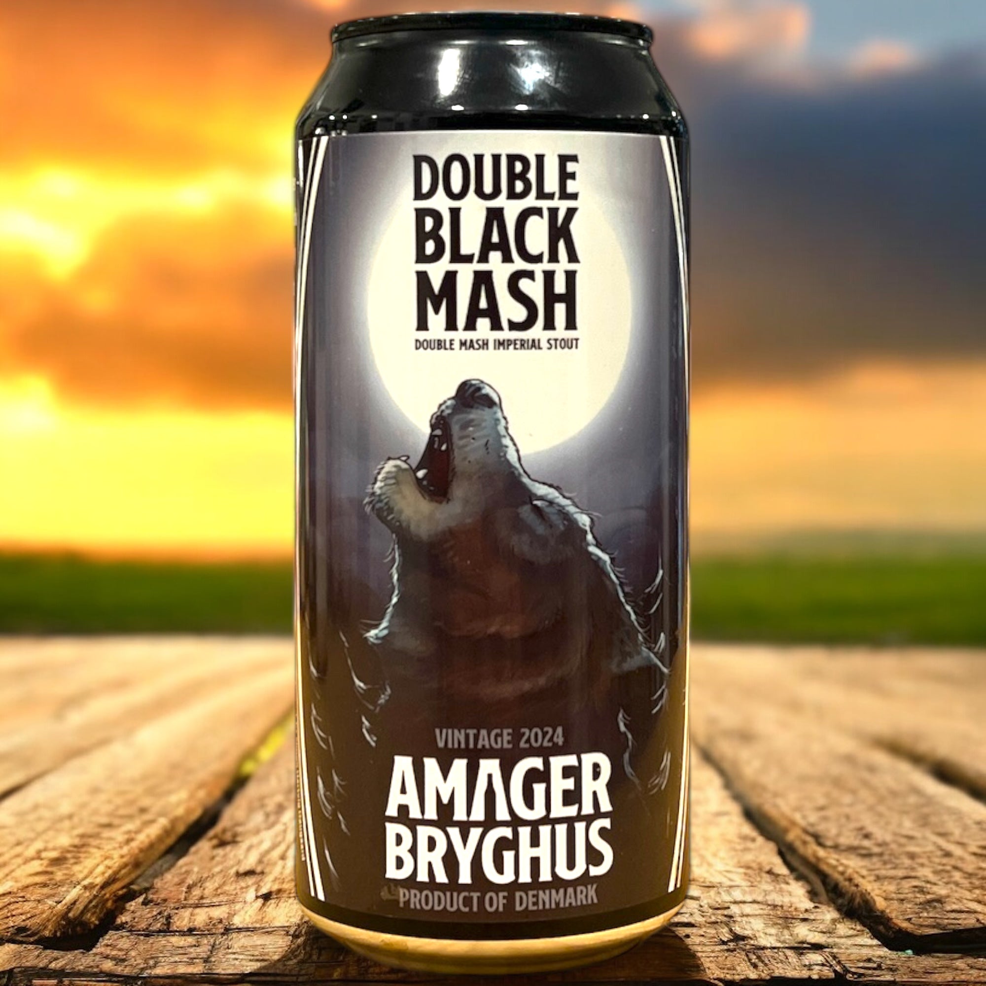 AMAGER BRYGHUS DOUBLE BLACK MASH IMPERIAL STOUT VINTAGE 2024 LATA 440 ML. - Hidden Beers