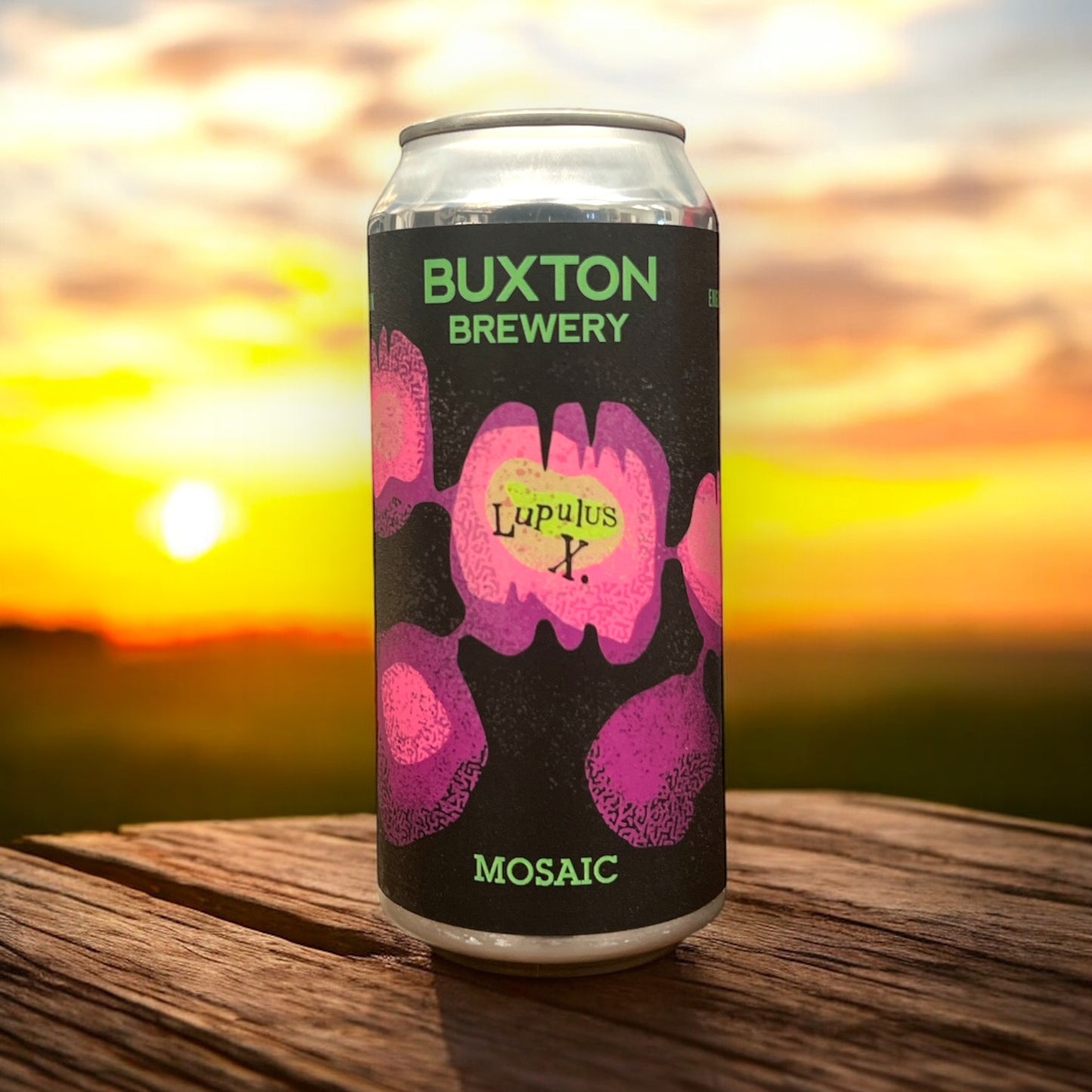 BUXTON LUPULOS X INDIAN PALE ALE LATA 440 ML.