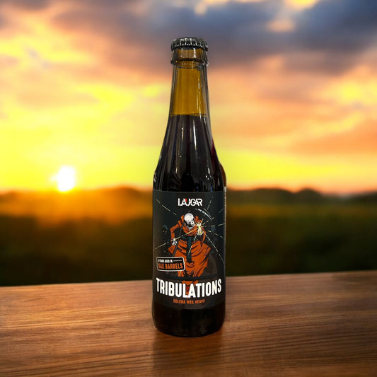 LAUGAR TRIBULATIONS WEE HEAVY ENVEJECIDA EN BARRICAS DE ROBLE BOTELLA 330 ML.