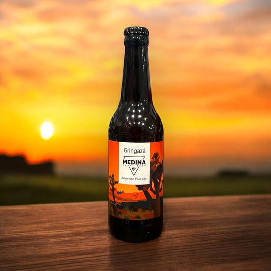 MEDINA GRINGAZA AMERICAN PALE ALE BOTELLA 330 ML.