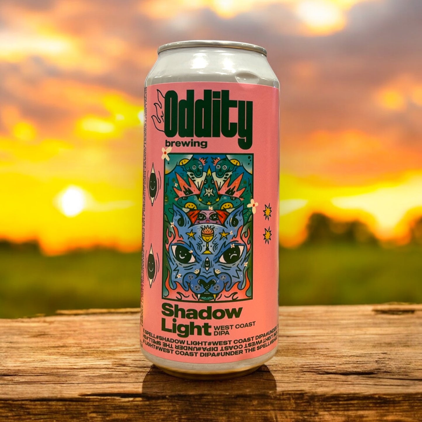 ODDITY SHADOW LIGTH WEST COAST DOBLE IPA LATA 440 ML.