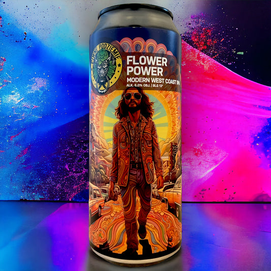 PIWNE PODZIEMIE FLOWER POWER MODERN WEST COAST IPA 500ml