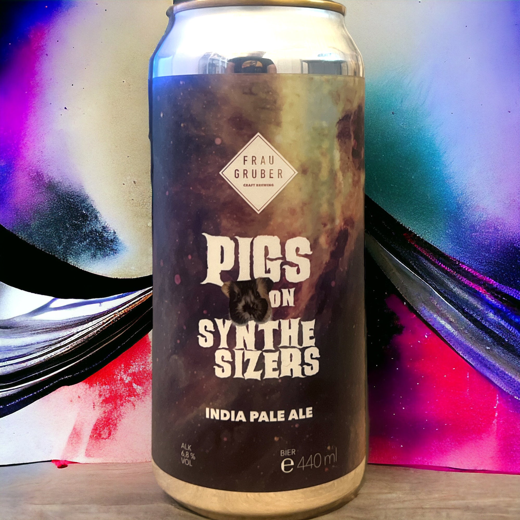 FRAU GRUBER PIGS ON SYNTHESIZERS IPA 440ml - Hidden Beers