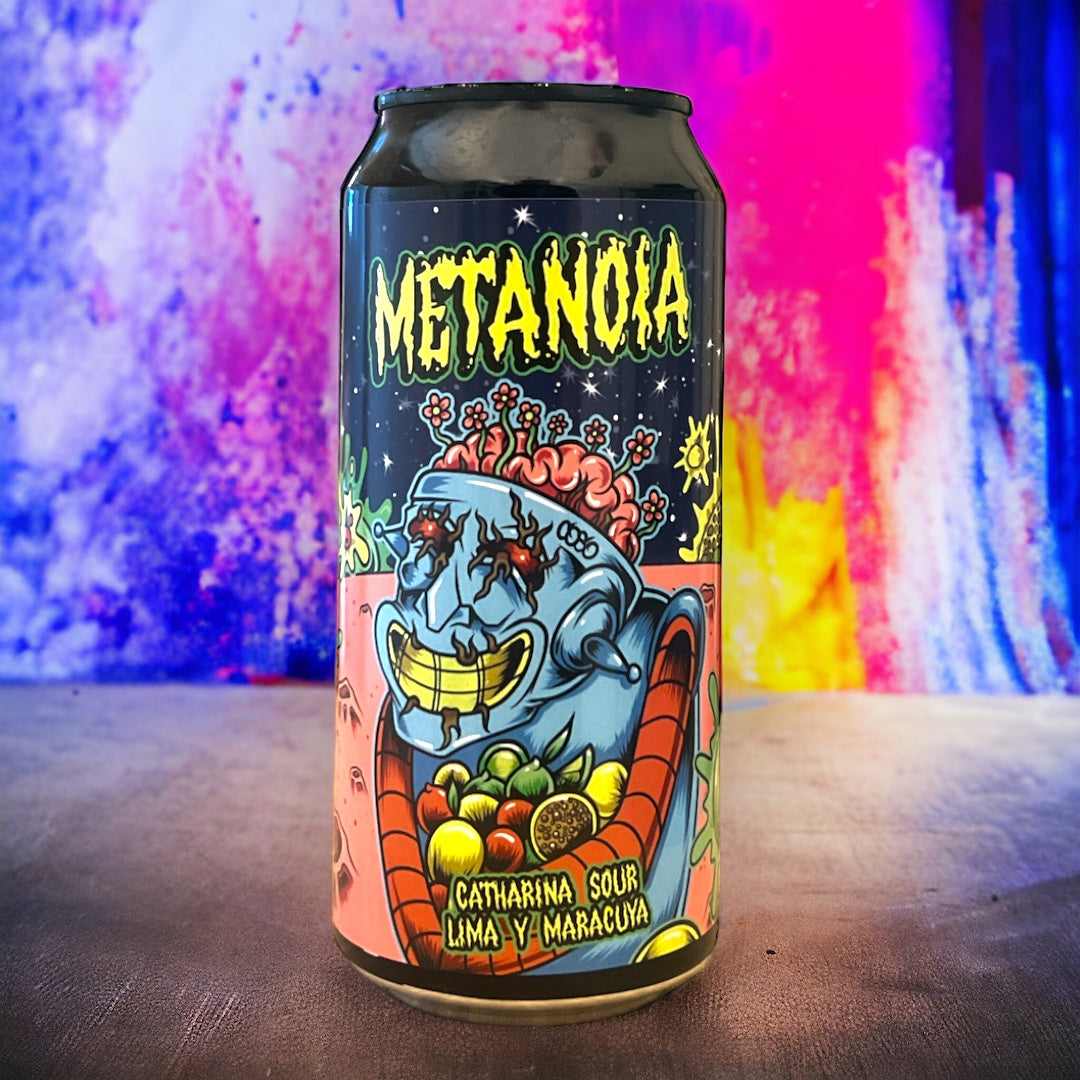 KOSMONAUTA METANOIA CATHARINA SOUR LIMA Y MARACUYA 440ml - Hidden Beers