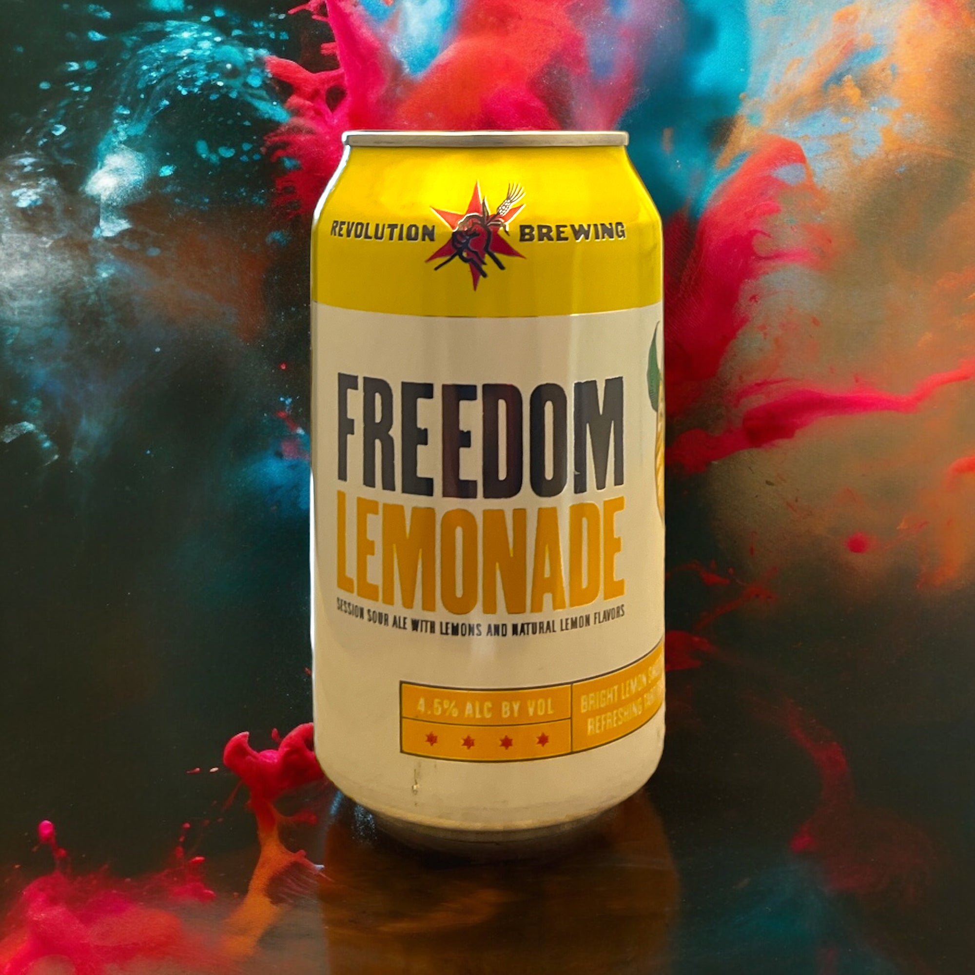 REVOLUTION BREWING FREEDOM LEMONADE SESSION SOUR 33cl - Hidden Beers