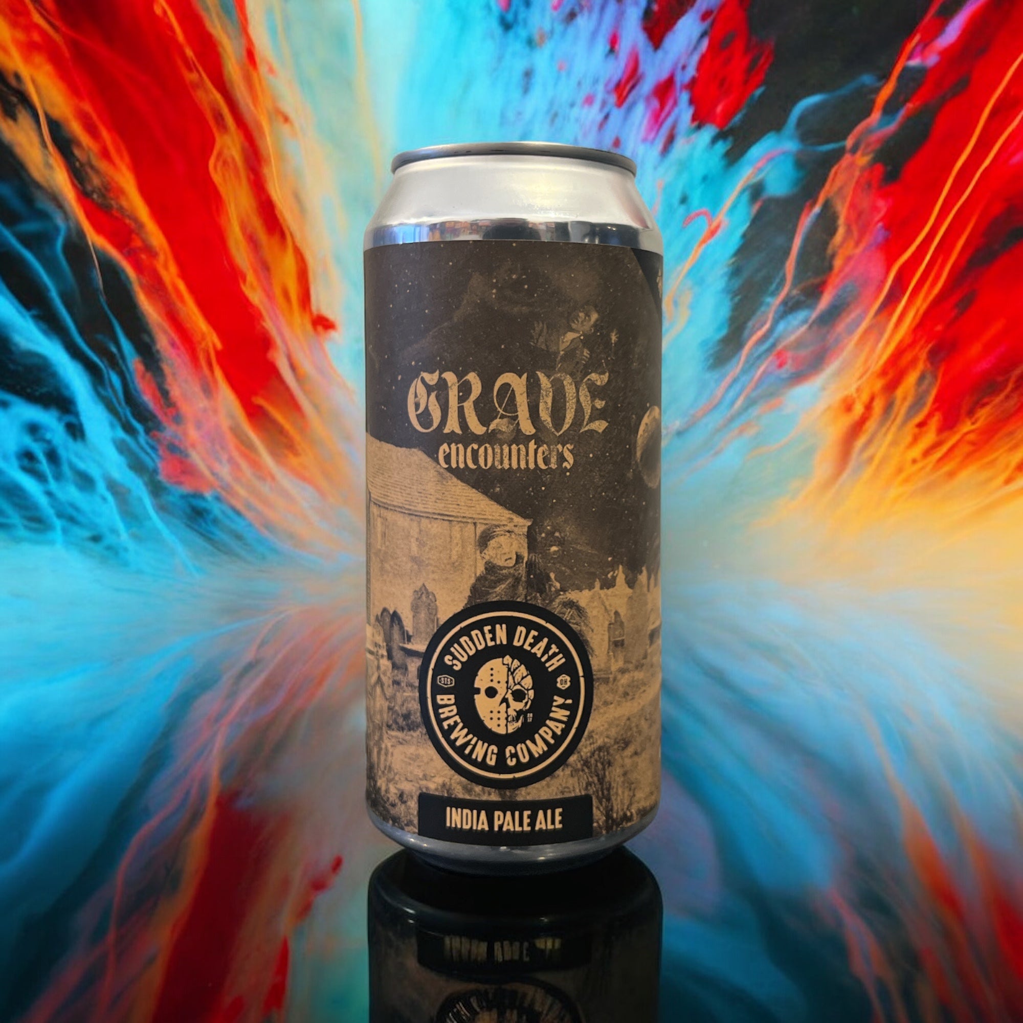 SUDDEN DEATH GRAVE ENCOUNTERS IPA 440ml - Hidden Beers