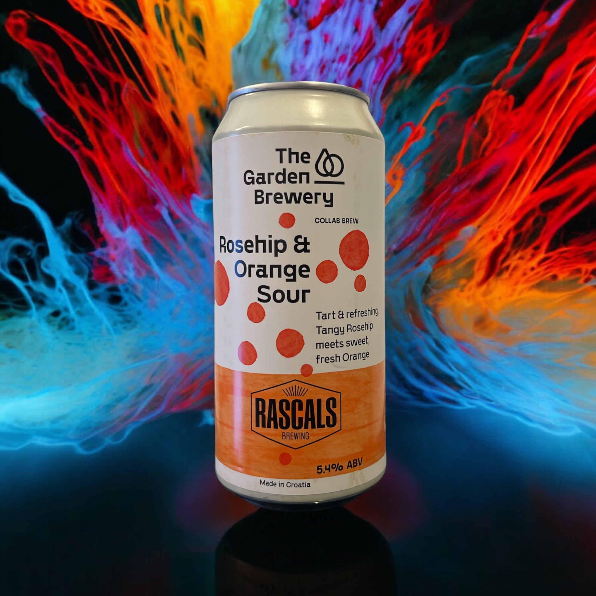 THE GARDEN W RASCALS ROSEHIP & ORANGE SOUR 440ml - Hidden Beers