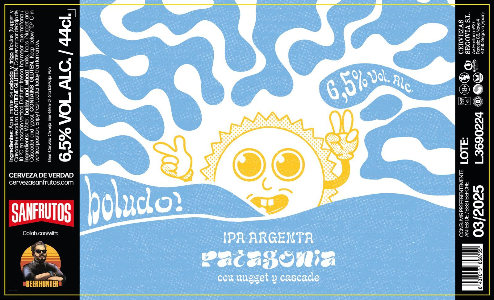 BEERHUNTER - PATAGONIA IPA ARGENTA - 440ML - Hidden Beers